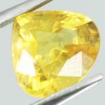 gemstone: บุษราคัม-Yellow Sapphire size: 9.0x9.0x5.2 carat: 3.58Ct.