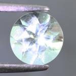 gemstone: อะคัวมารีน-Aquamarine size: 6.0x6.0 carat: 0.70Ct.