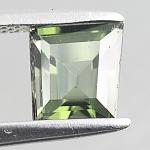 gemstone: กรีนทัวมาลีน-Green Tourmaline size: 6.5x6.0x4.2 carat: 1.17Ct.
