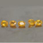 gemstone: บุษราคัม-Yellow Sapphire size: 7.5x5.5 carat: 7.15Ct.
