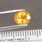 yellow sapphire พลอยบุษราคัม g1-559-73