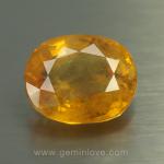 yellow sapphire พลอยบุษราคัม g1-723-3