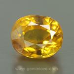 yellow sapphire พลอยบุษราคัม g1-724-3