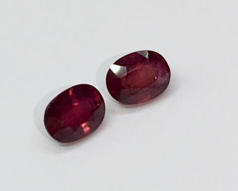 g1-775-2 ruby พลอยทับทิม ruby พลอยทับทิม พลอยดิบ unheated ทับทิมพม่า ring แหวน แก้ชง วันเกิด ดูดวง อัญมณี ราศีกรกฏ เสริมดวง ทับทิมสยาม ต่างหู