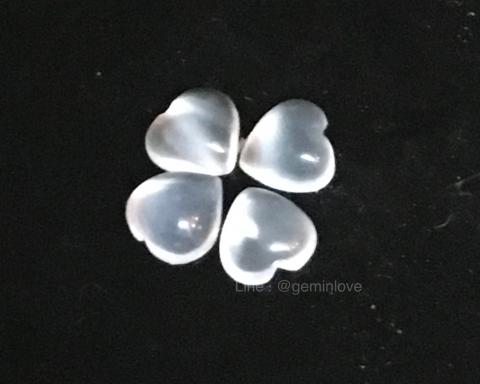 g1-536-16 moonstone มูนสโตน พลอยมุกดาหาร moonstone มูนสโตน พลอยมุกดาหาร พลอยตาแมว cat eye พลอยราศีเมถุน พลอยทรงหัวใจ อัญมณีสีขาวขุน นพเก้า พลอยเมืองจันท์ พลอยแท้ราคาโรงงาน