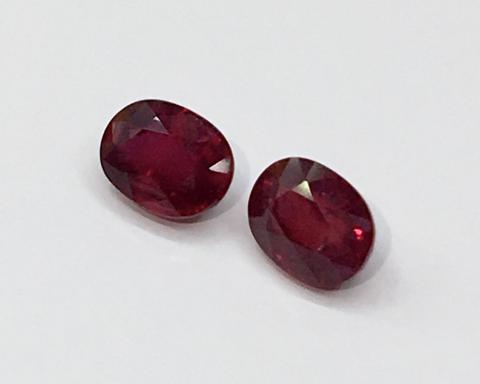 g1-775-2 ruby พลอยทับทิม ruby พลอยทับทิม พลอยดิบ unheated ทับทิมพม่า ring แหวน แก้ชง วันเกิด ดูดวง อัญมณี ราศีกรกฏ เสริมดวง ทับทิมสยาม ต่างหู