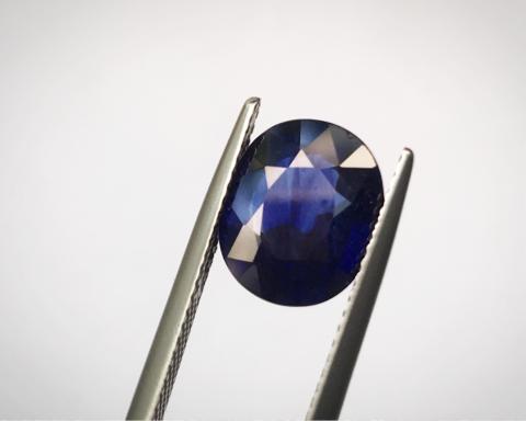 Blue Sapphire สร้อยข้อมือ พลอยแท้ พลอยไพลิน อัญมณีสีน้ำเงิน  ราศีกันย์ หินเสริมดวง แก้ชง ดูดวง หัวแหวน กำไล พลอยมีใบเซอร์