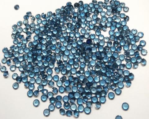 พลอยมิล พลอยล้อมพระ พลอยเม็ดเล็ก พลอยแท้สีน้ำเงิน พลอยไซด์เล็ก พลอยแต่งเครื่องประดับ พลอยสายมู smallgemstones  bluegems naturalgemstones