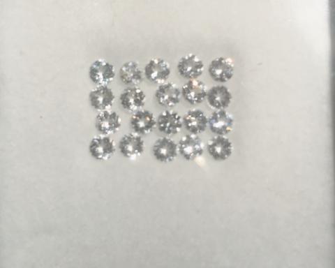 White Topaz พลอยไวท์โทพาส พลอยขาว พลอยมิล พลอยเล็ก พลอยสายมู  พลอยแท้ พลอยร่วง เพชร พลอยกลมเล็กๆ พลอยมิล พลอยโรงงาน