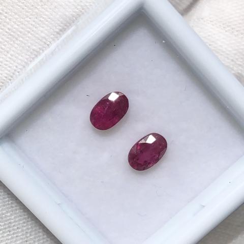 พลอยทับทิมสยาม พลอยทับทิมเผาเก่า Siamruby ruby พลอยไทย พลอยแท้มีใบเซอร์ naturalruby