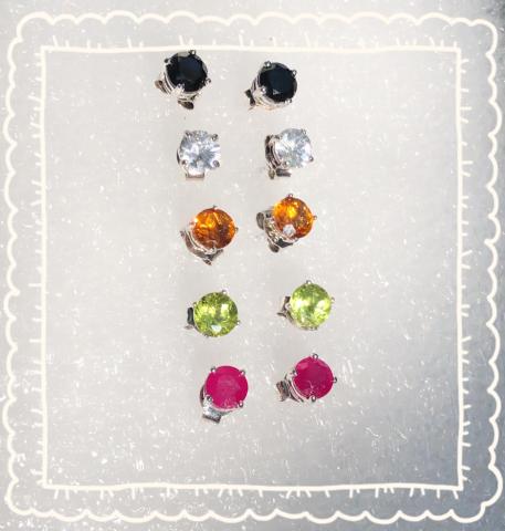 ต่างหูพลอยแท้ราคาส่ง อะเมทิสต์ เพอริดอท พลอยเพทายขาว พลอยซิทริน พลอยทับทิม gemsearring มีใบเซอร์ เสริมดวง พลอยวันเกิด พลอยสายมู