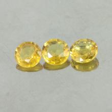 gemstone: บุษราคัม-Yellow Sapphire size: 6.0x6.0 carat: 2.84Ct.