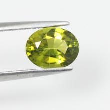 gemstone: เพอริดอท-Peridot size: 9.1x7.1x4.6 carat: 2.10Ct.