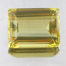 gemstone: เลมอนควอทซ์ - Lemon Quartz size: 22.0x16.5x11.0 carat: 46.75Ct.