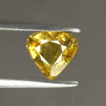 g1-638  yellow sapphire พลอยบุษราคัม