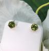 peridot earring ต่างหูพลอยเพอริดอท เสริมดวง แก้ชง ราศ๊สิงห์ พลอยแท้ พลอยดิบ วันพุธ หินนำโชค ดูดวง ราคาถูก มีใบเซอร์